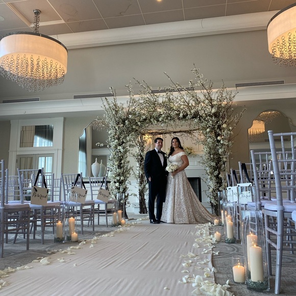 Wedding Gown by Designer Tony Ward.  Bought at Kleinfeld - Picture 8 of 9